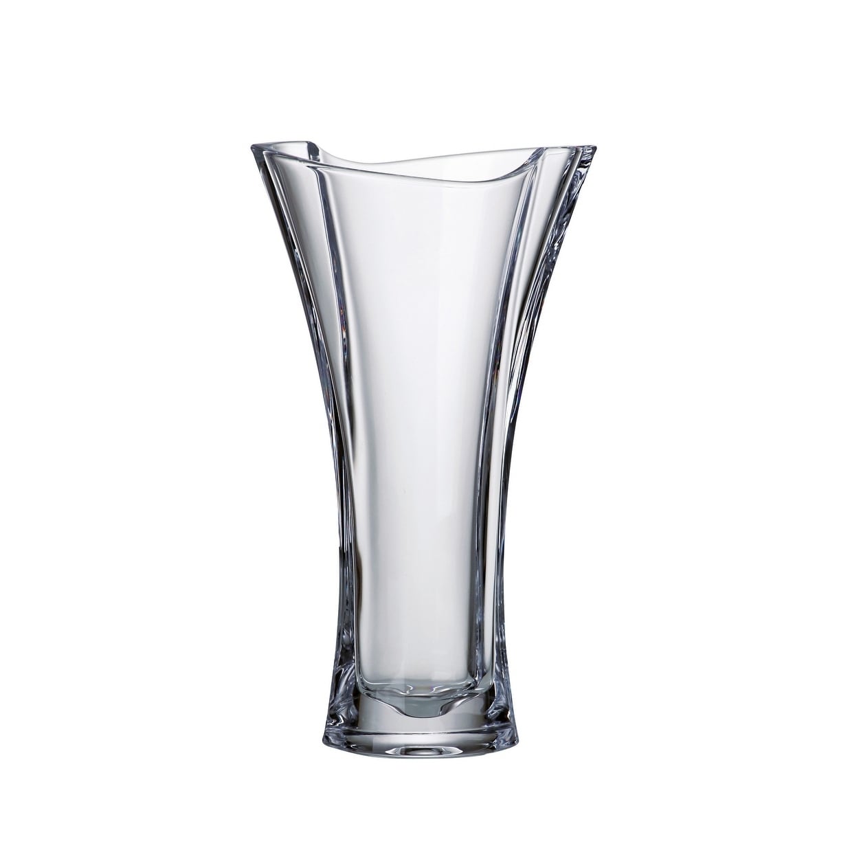 Majestic Gifts European Glass Crystalline Vase Made In Europe