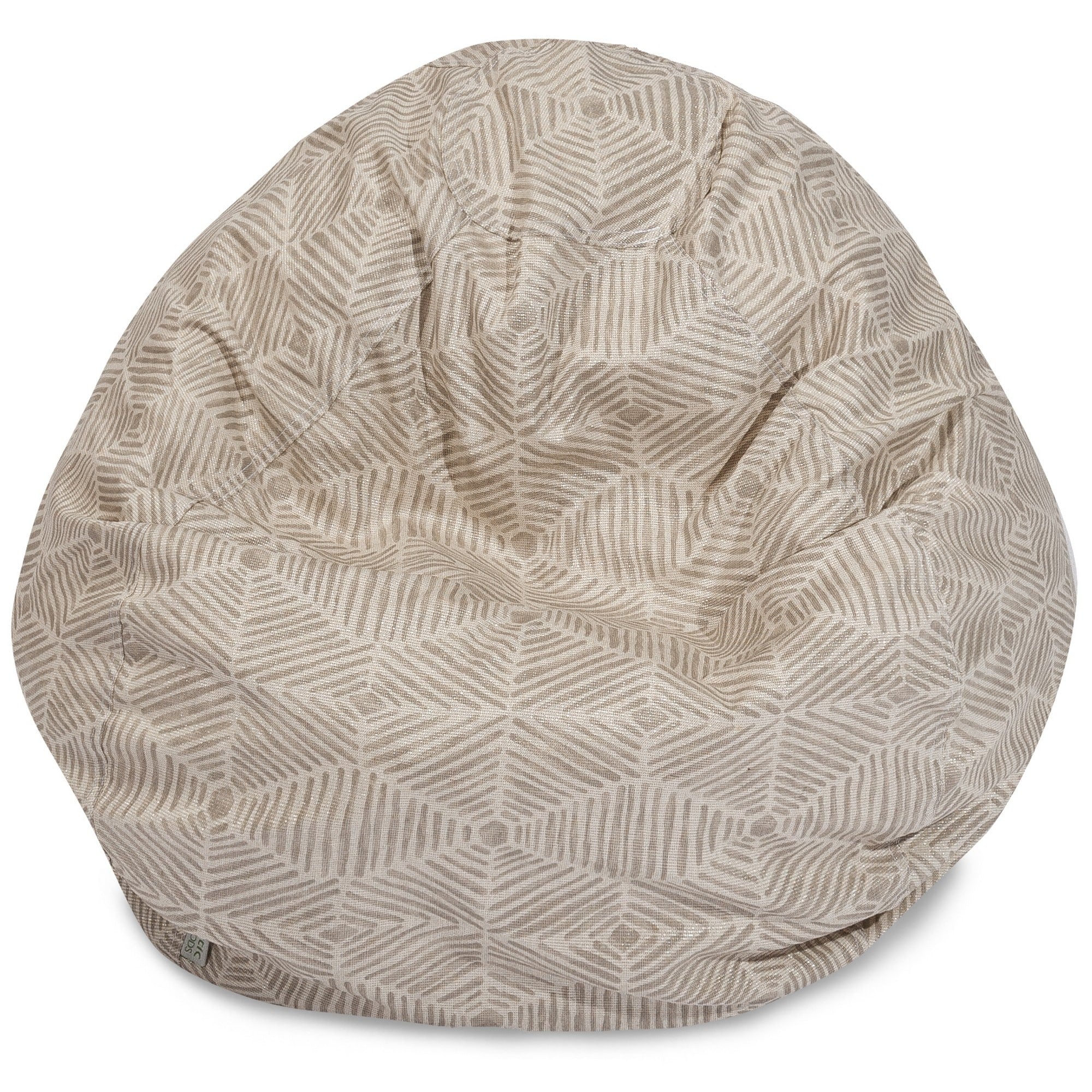 Majestic Home Goods Charlie Cotton Classic Bean Bag Chair Small Large