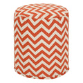 Majestic Home Goods Chevron Indoor Outdoor Ottoman Pouf 16 L X 16 W X 17 H