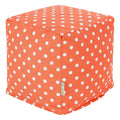 Majestic Home Goods Ikat Dot Indoor Outdoor Ottoman Pouf Cube