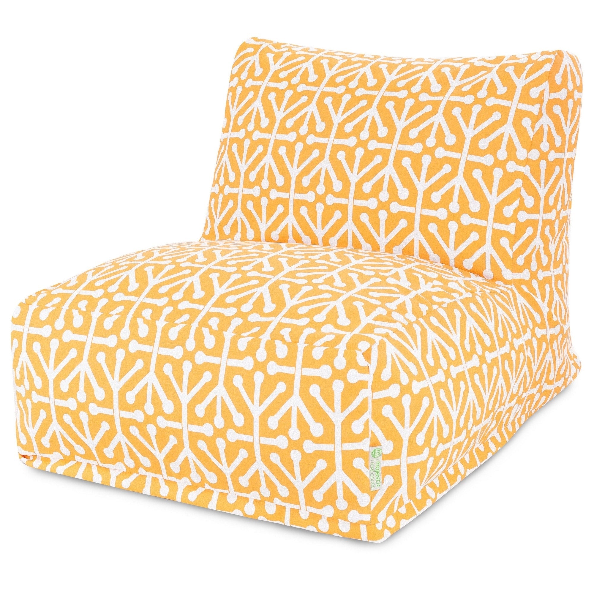 Majestic Home Goods Indoor Outdoor Aruba Bean Bag Chair Lounger 36 In L X 27 In W X 24 In H