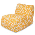 Majestic Home Goods Indoor Outdoor Athens Bean Bag Chair Lounger 36 In L X 27 In W X 24 In H