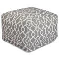 Majestic Home Goods Indoor Outdoor Athens Ottoman Pouf 27 In L X 27 In W X 17 In H
