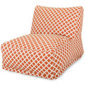 Majestic Home Goods Indoor Outdoor Bamboo Bean Bag Chair Lounger 36 In L X 27 In W X 24 In H