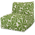 Majestic Home Goods Indoor Outdoor Plantation Bean Bag Chair Lounger 36 In L X 27 In W X 24 In H