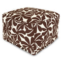 Majestic Home Goods Indoor Outdoor Plantation Ottoman Pouf 27 In L X 27 In W X 17 In H