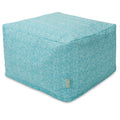 Majestic Home Goods Indoor Outdoor Southwest Ottoman Pouf 27 In L X 27 In W X 17 In H