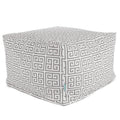 Majestic Home Goods Indoor Outdoor Towers Ottoman Pouf 27 In L X 27 In W X 17 In H