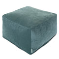 Majestic Home Goods Indoor Villa Velvet Ottoman Pouf 27 In L X 27 In W X 17 In H