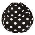Majestic Home Goods Large Polka Dot Classic Bean Bag Chair Small Large