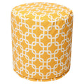 Majestic Home Goods Links Indoor Outdoor Ottoman Pouf 16 L X 16 W X 17 H