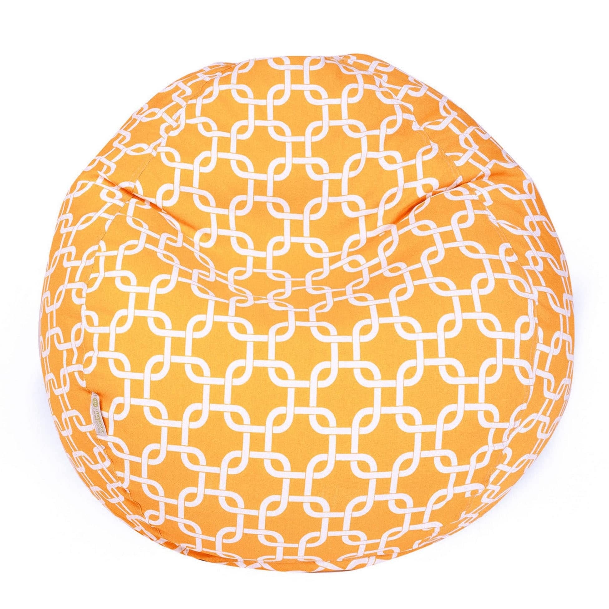 Majestic Home Goods Links Polyester Classic Bean Bag Chair Small Large