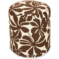 Majestic Home Goods Plantation Indoor Outdoor Ottoman Pouf 16 L X 16 W X 17 H