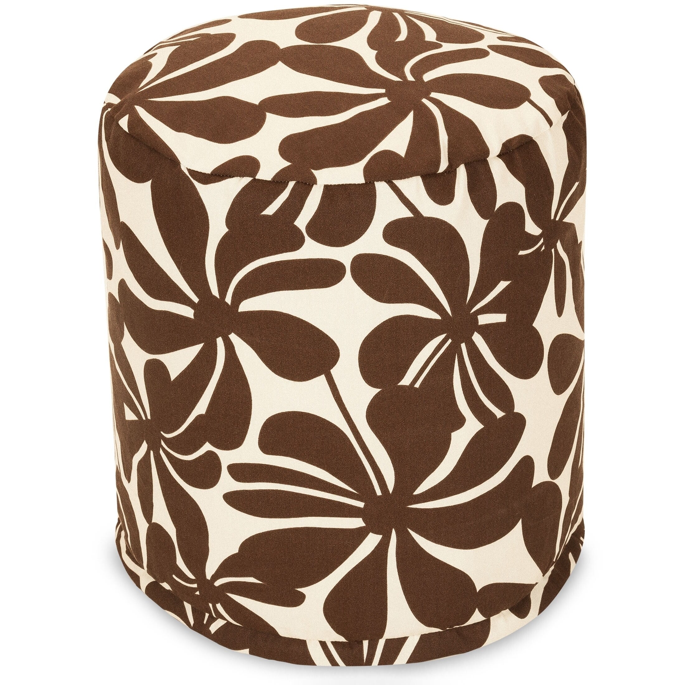 Majestic Home Goods Plantation Indoor Outdoor Ottoman Pouf 16 L X 16 W X 17 H
