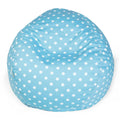 Majestic Home Goods Polka Doot Classic Bean Bag Chair Small Large