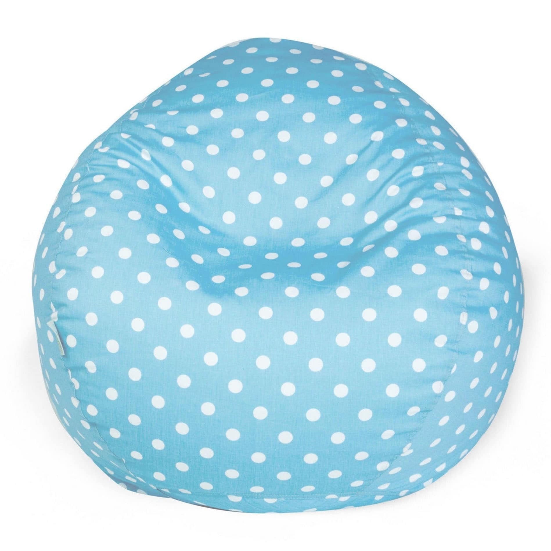 Majestic Home Goods Polka Doot Classic Bean Bag Chair Small Large