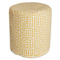 Majestic Home Goods Towers Indoor Outdoor Ottoman Pouf 16 L X 16 W X 17 H