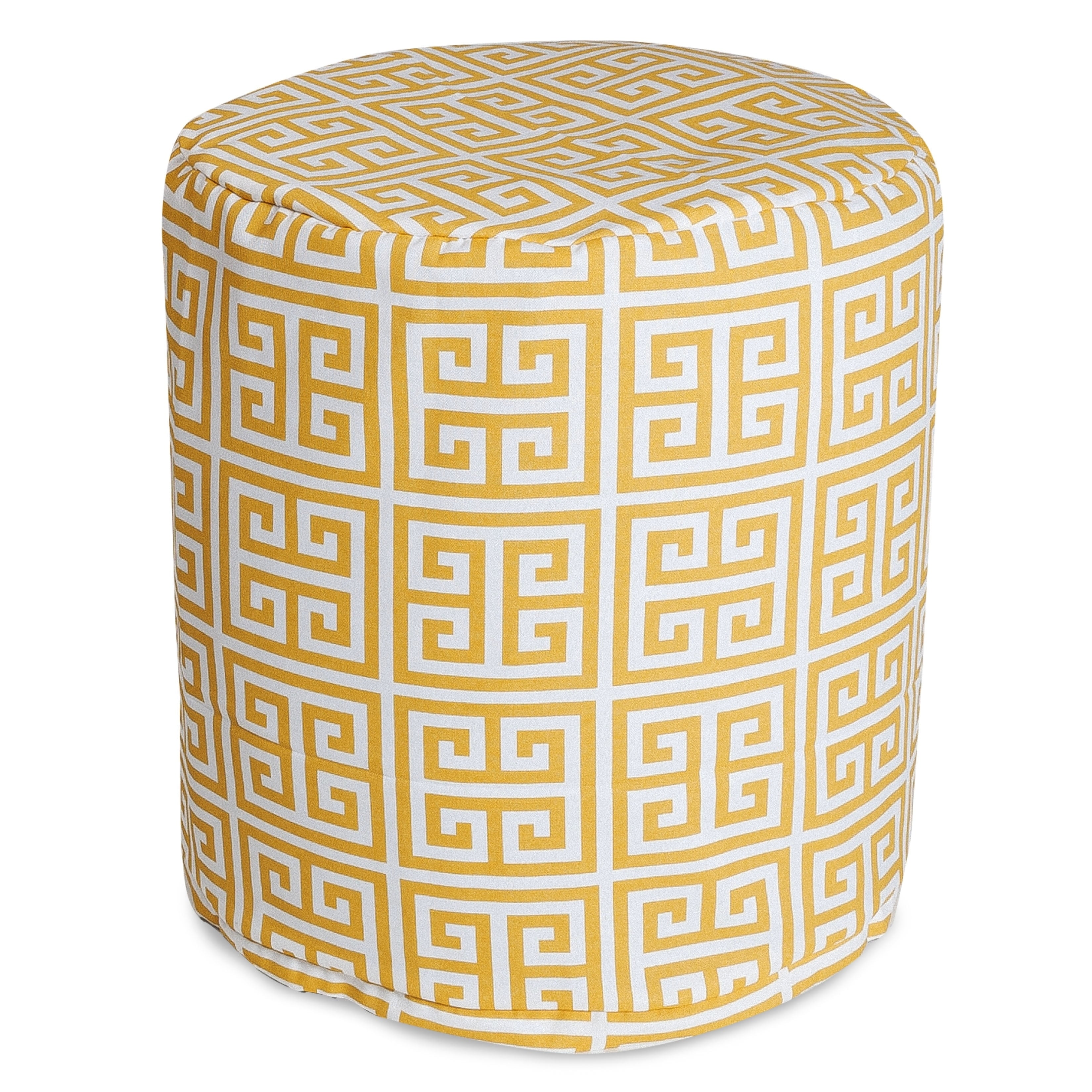 Majestic Home Goods Towers Indoor Outdoor Ottoman Pouf 16 L X 16 W X 17 H