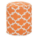 Majestic Home Goods Trellis Indoor Outdoor Ottoman Pouf 16 L X 16 W X 17 H