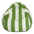 Majestic Home Goods Vertical Stripe Classic Bean Bag Chair Small Large