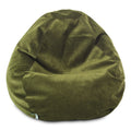 Majestic Home Goods Villa Velvet Collection Bean Bag Chair Small Large