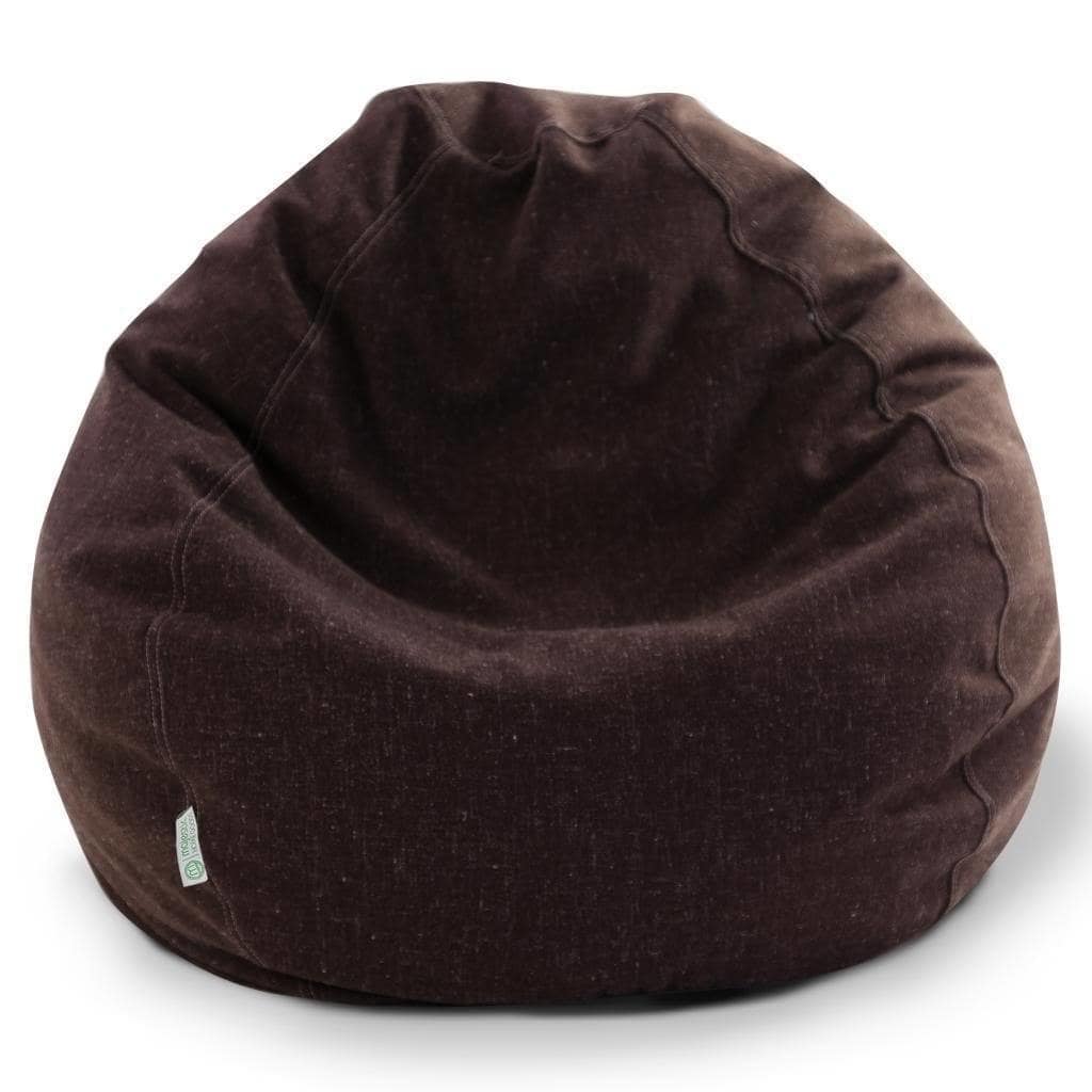 Majestic Home Goods Wales Classic Bean Bag Chair Small Large