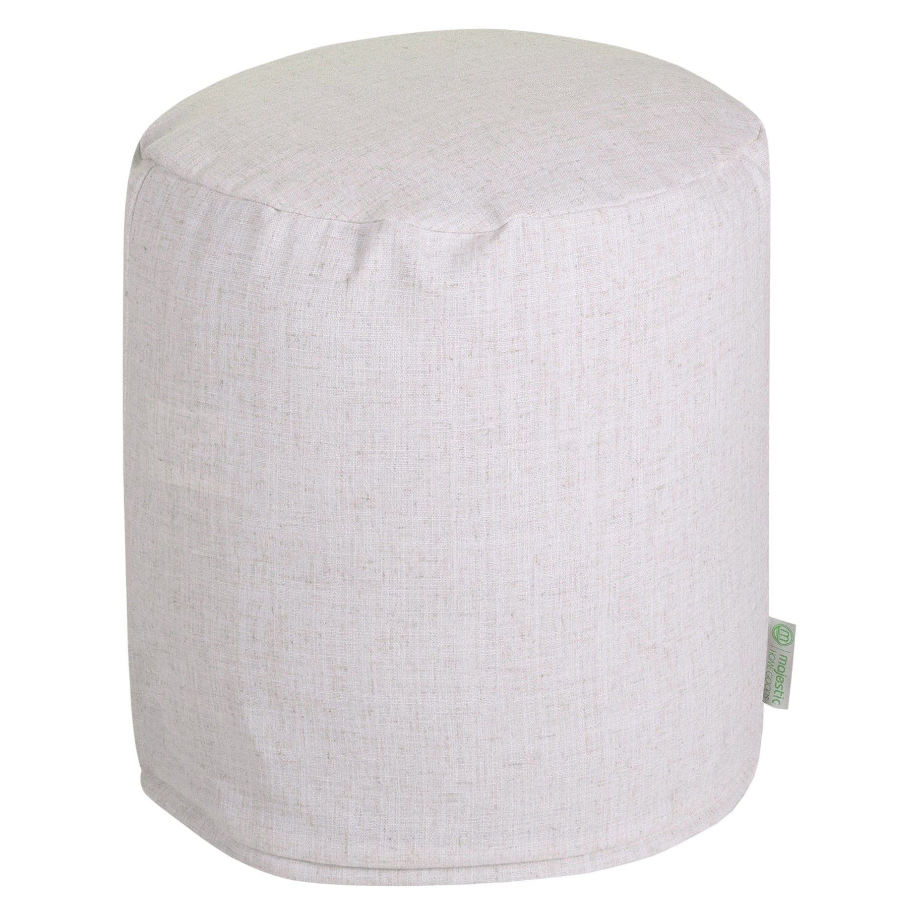 Majestic Home Goods Wales Collection Indoor Ottoman Pouf 16 L X 16 W X 17 H