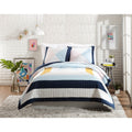 Carson Carrington Intjvallsbenning Diamond Patchwork 3 Piece Full Queen Set