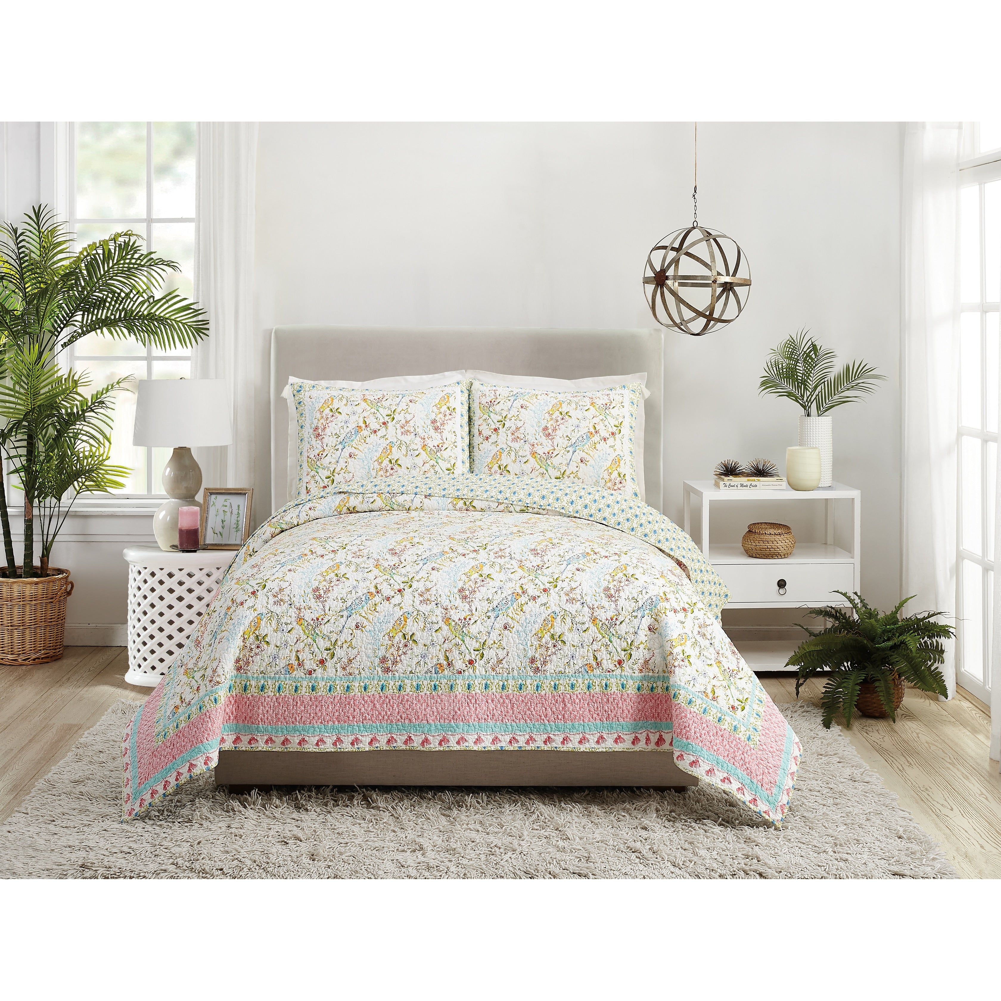 Makers Collective Sonnet King Quilt Set 3 Pieces