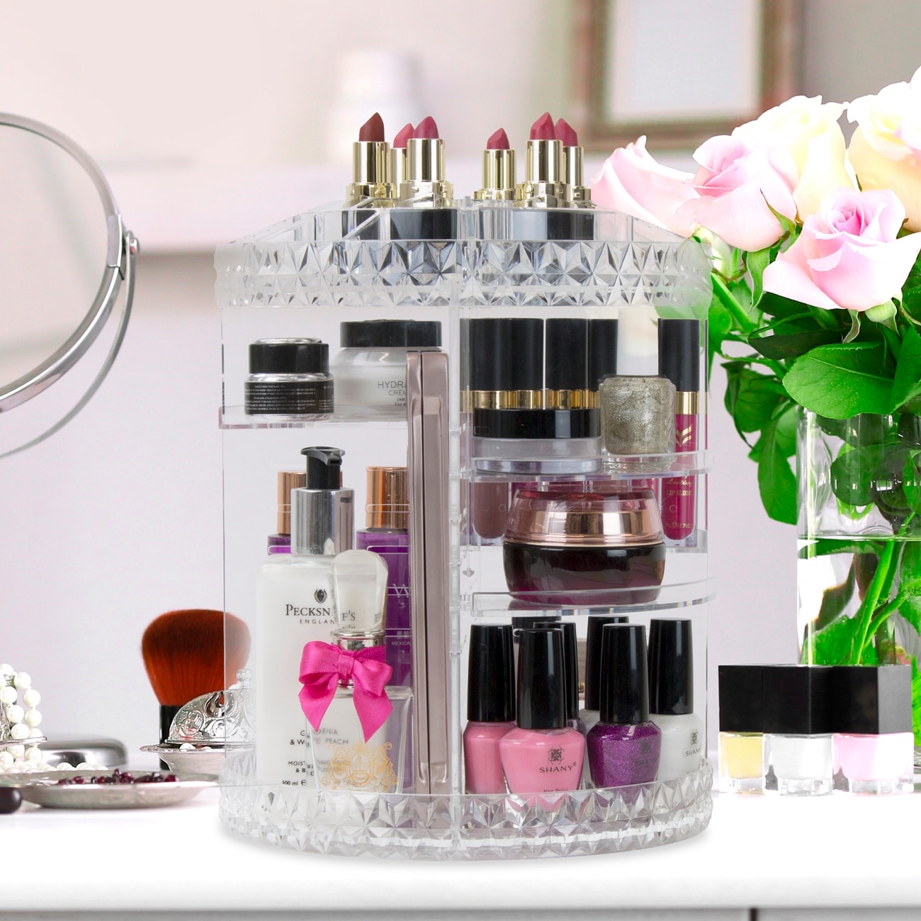 Rotating Makeup Organizer