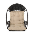 Malia Wicker Hanging Chair With Cushion Stand Not Included By Christopher Knight Home