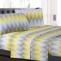 Malibu 4 Piece Patterned Deep Pocket Sheet Set