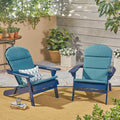 Malibu Outdoor Acacia Wood Adirondack Chairs Set Of 2 By Christopher Knight Home