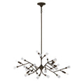 Malinda 6 Light Chandelier In Bark By Breegan Jane