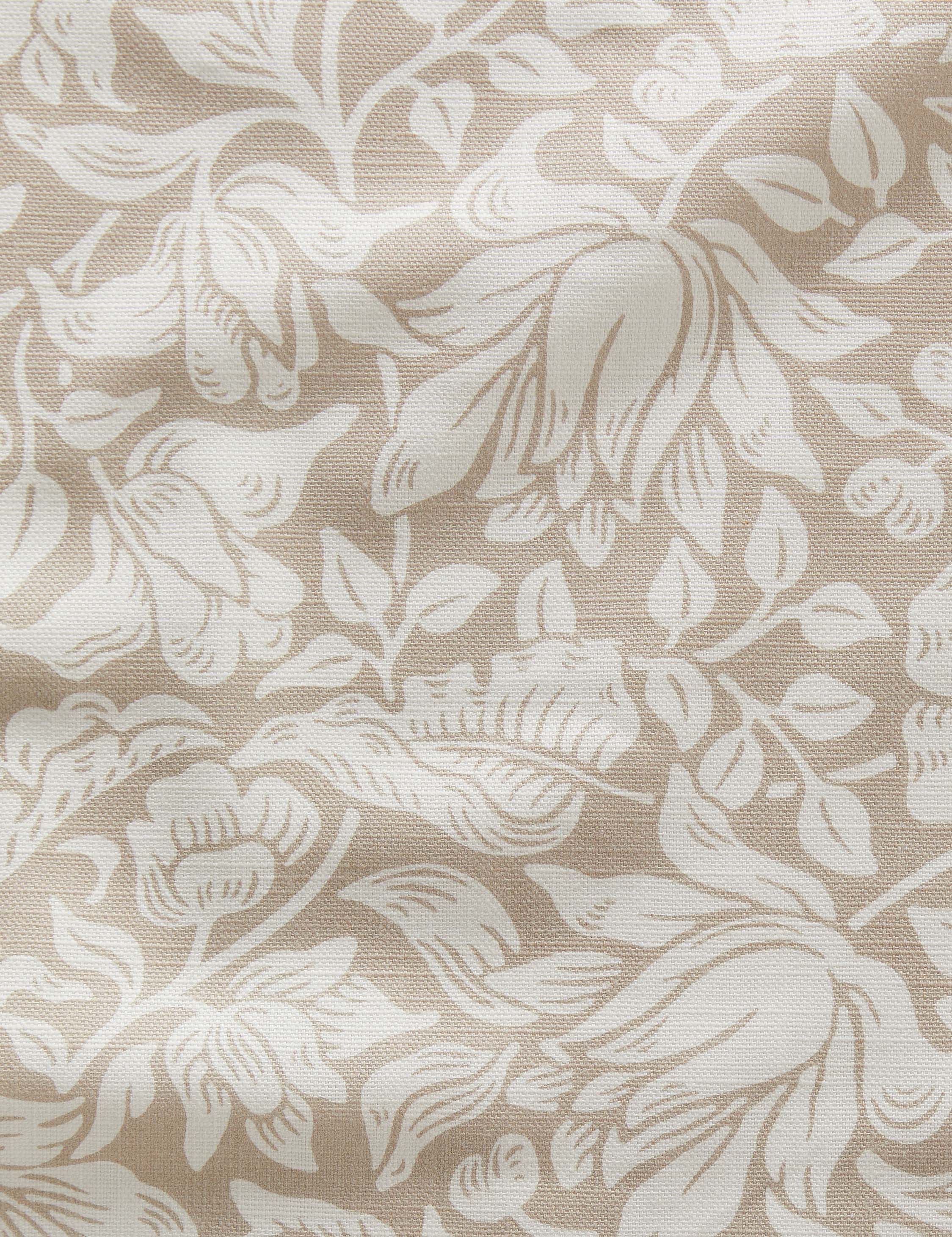 Mallow Fabric Swatch, Linen by Morris & Co.