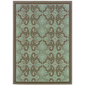 Stylehaven Traditional Blue Brown Indoor Outdoor Area Rug 710X1010 710 X 1010