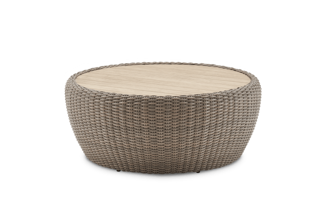 Malta Outdoor Round Drum Coffee Table