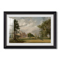 Malvern Hall 1821 John Constable Custom Framed Print