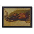 Man Struggling With A Boa Constrictor C 1803 James Ward Custom Framed Canvas