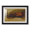 Man Struggling With A Boa Constrictor C 1803 James Ward Custom Framed Print