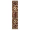 Style Haven Regal Center Medallion Red Multi Fringe Area Rug 53 X 76 53 X 76