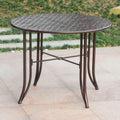 International Caravan Mandalay Iron 39 Inch Round Dining Table