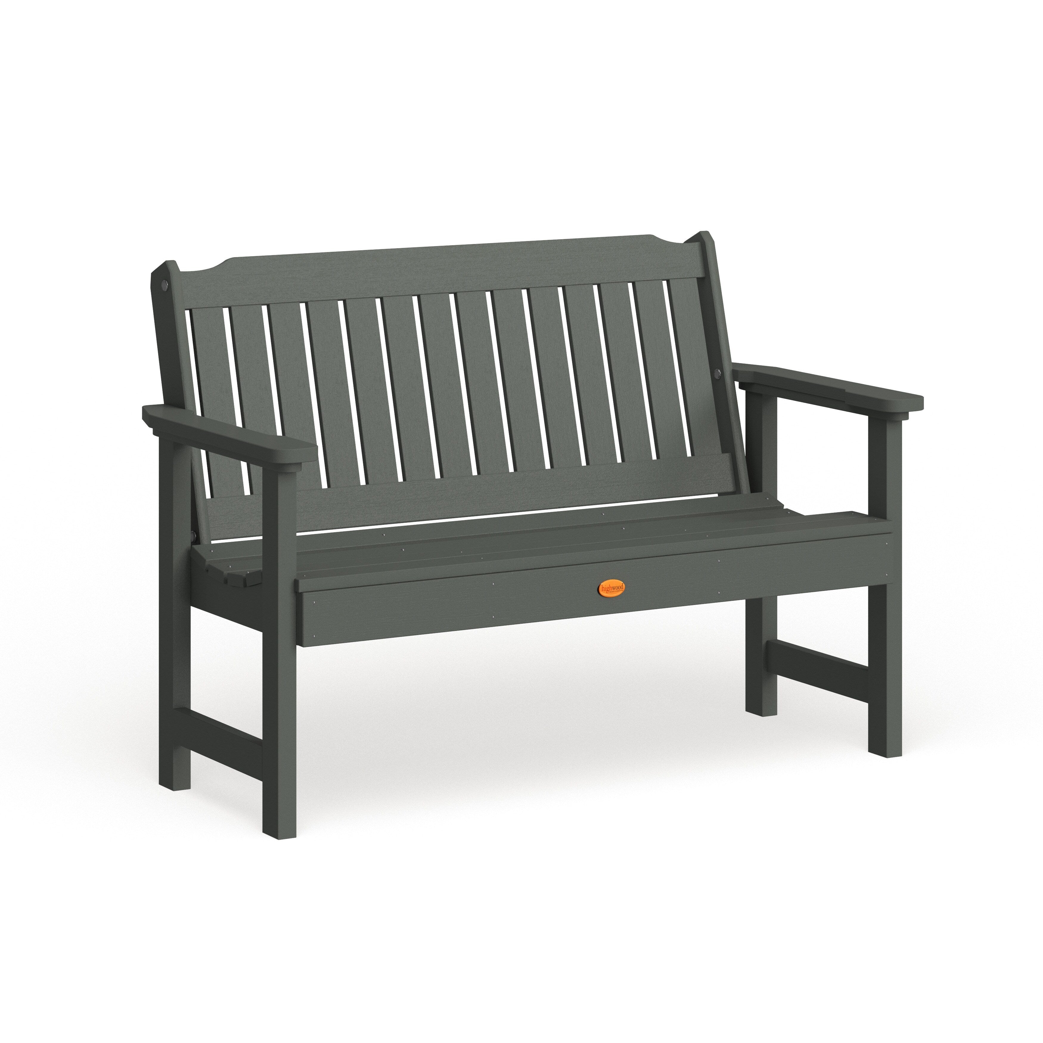 Havenside Home Mandalay 5 Foot Eco Friendly Synthetic Wood Garden Bench