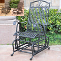 International Caravan Mandalay Iron Glider Chair