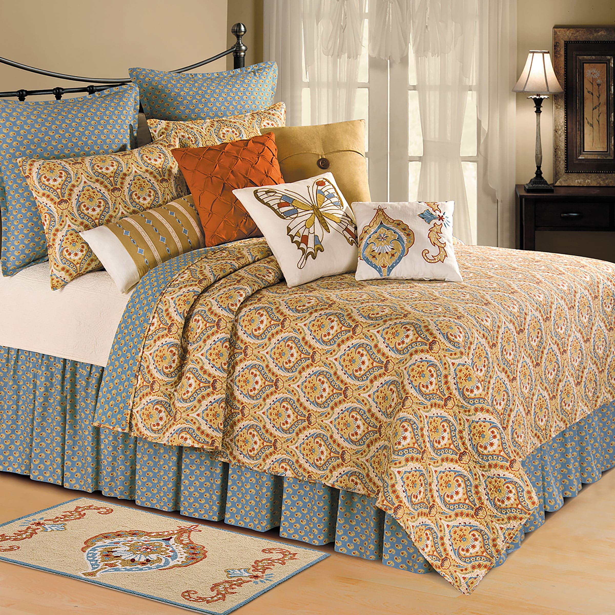 Mandalay Twin 2 Piece Quilt Set