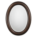Copper Grove Aldosa Oval Mirror Antique Silver 22.45X29.45X0.906