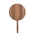 Mango Wood Cheese Serving Board With Handle 19.5 L X 11.25 W X 1.0 H