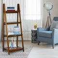 Manhasset Slatted 4 Shelf Folding Bookcase