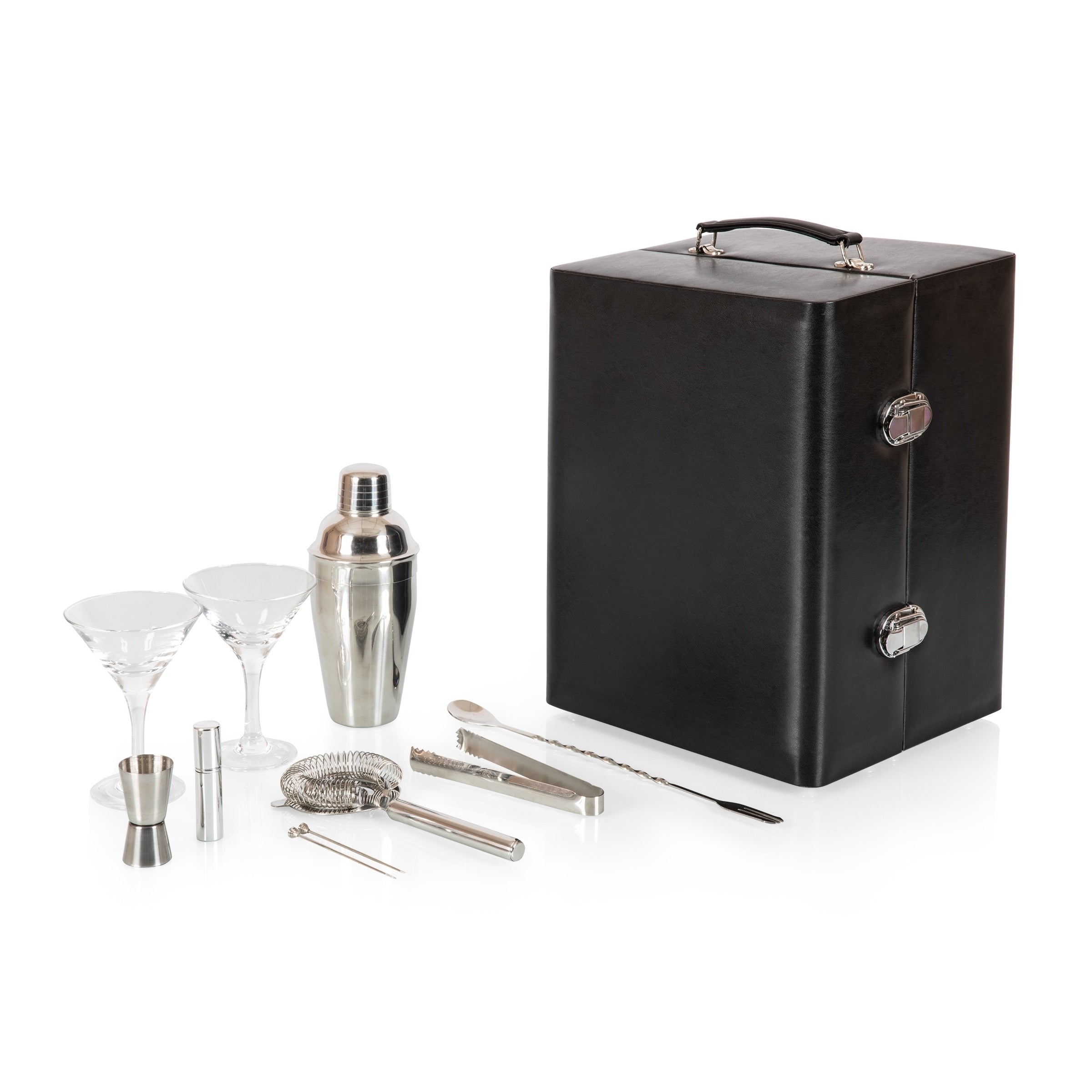 Manhattan Cocktail Case Black With Black Interior