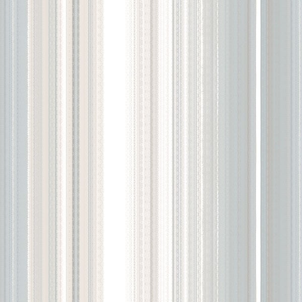 Manhattan Comfort Bloomington 32.7 Ft. X 20.5 In. Vinyl Blue Modern Multicolored Stripe Wallpaper Covering